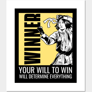 You Will to Win will Determine Everything Posters and Art